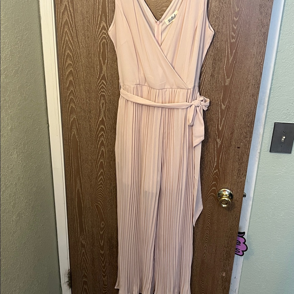 Listicle Blush Pink pantsuit